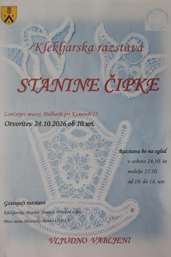 Stanine čipke vabilo